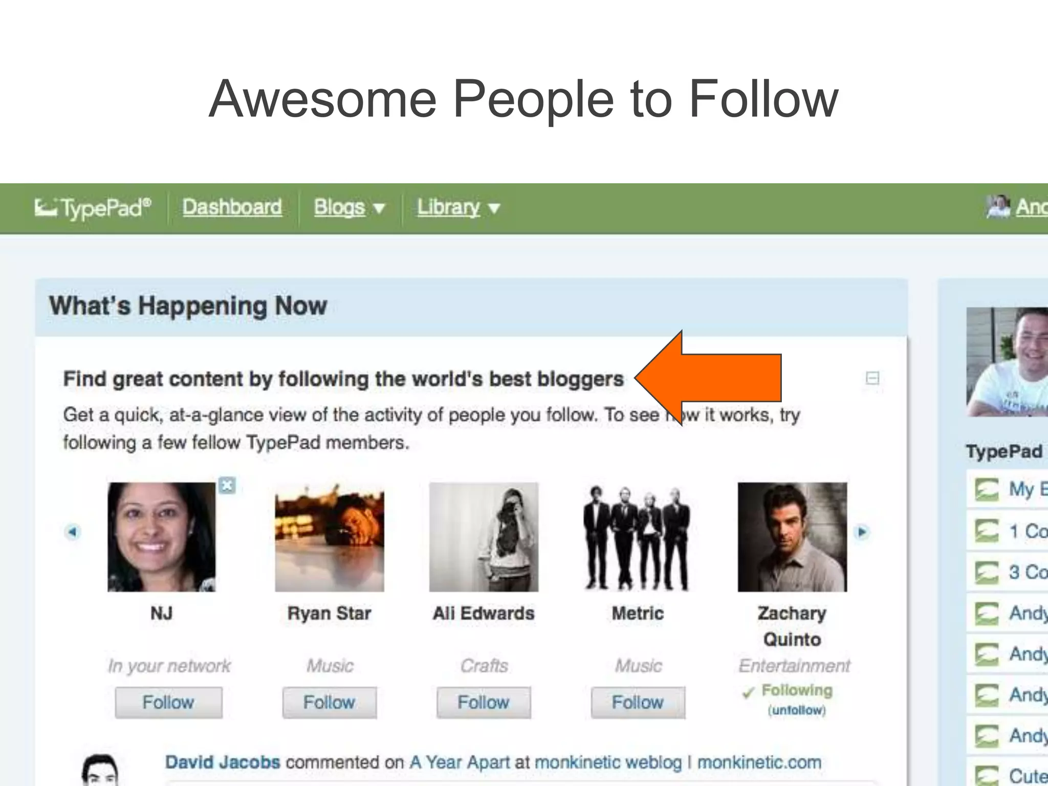 Awesome People to Follow