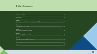 Table of contents
Executive Summary .........................................................................................