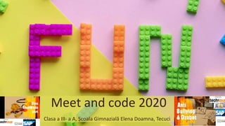 Meet and code 2020
Clasa a III- a A, Școala Gimnazială Elena Doamna, Tecuci
 