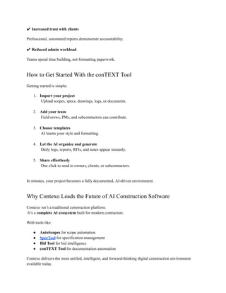 Meet conTEXT Tool - The Ultimate AI Construction Documentation Software.pdf