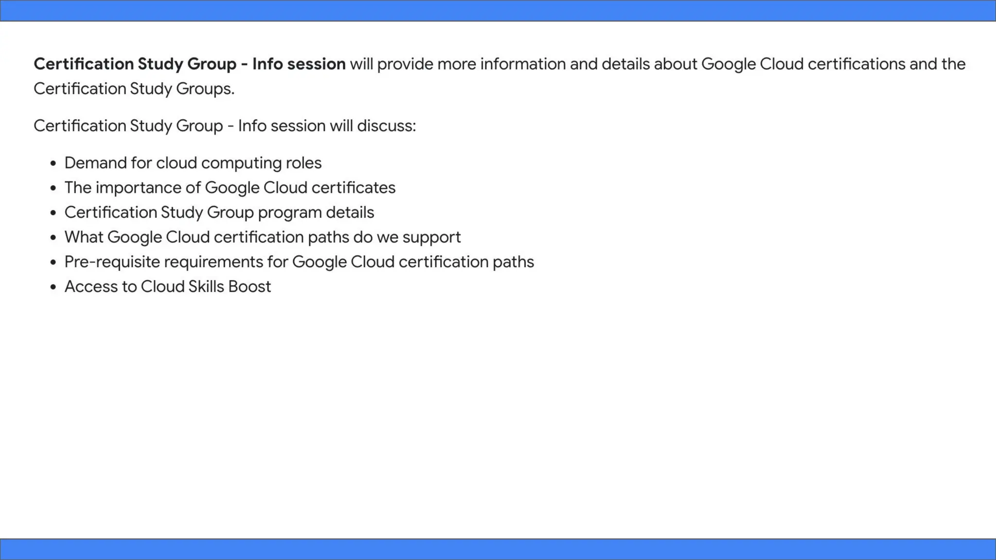 Road to Google Developer Certification: Panel Discussion & Networking