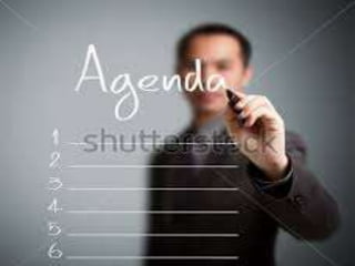AGENDA 
 