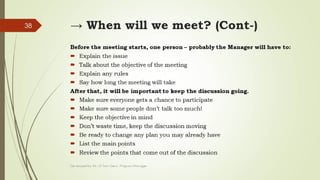 Section 3: Meeting