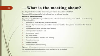 Section 3: Meeting
