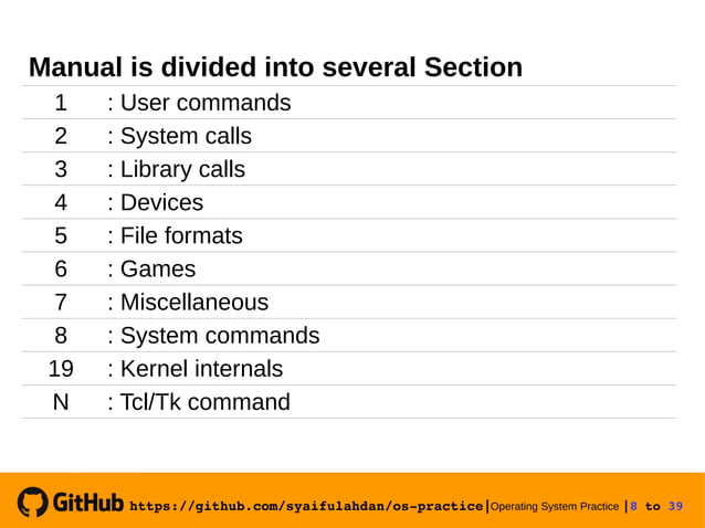 Operating System Practice : Meeting 2-basic commands linux operating ...