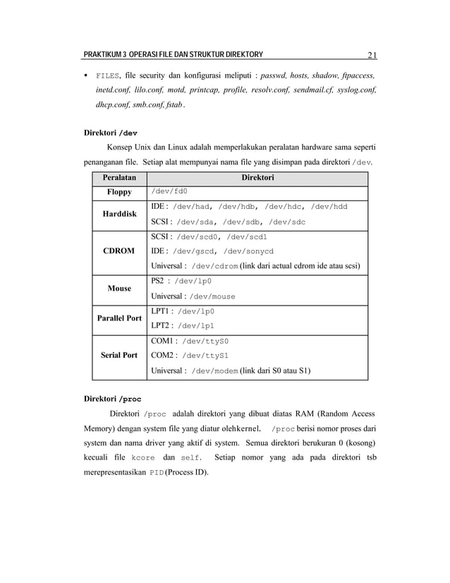 Meeting 4 - operasi file dan struktur direktori-handout | PDF