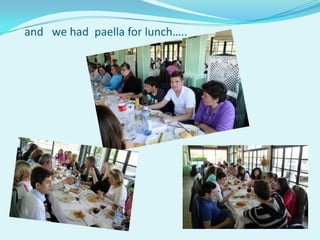 and we had paella for lunch…..
 