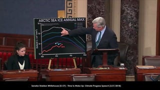 Senator Sheldon Whitehouse (D-CT) - Time to Wake Up: Climate Progress Speech (3/21/2018)
 