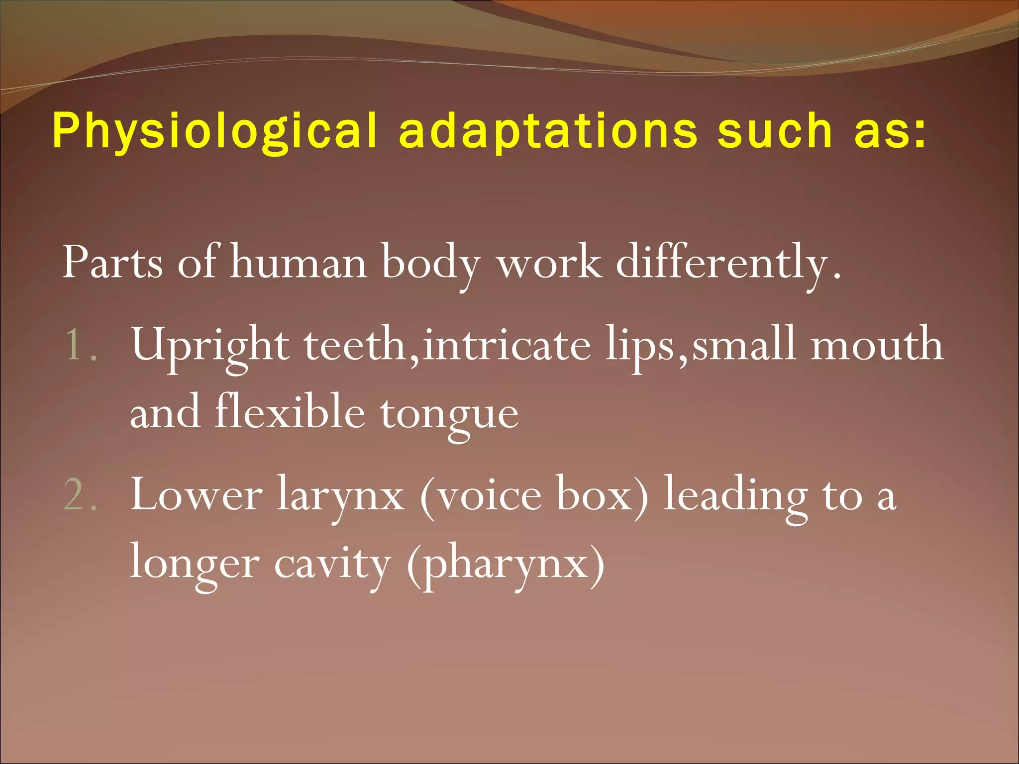 The origin of language | PPT