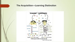 The Acquisition---Learning Distinction
 