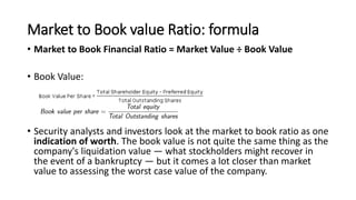 Meeting 4 -  Valuation Market Ratios (Financial Reporting and Analysis)
