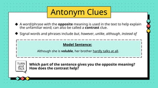 Mastering Context Clues: Strategies for Understanding Unknown and ...