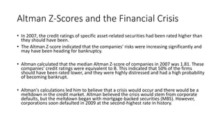 Meeting 9 - Bankruptcy (Financial Management) | PPTX