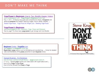 D O N ’ T M A K E M E T H I N K
 