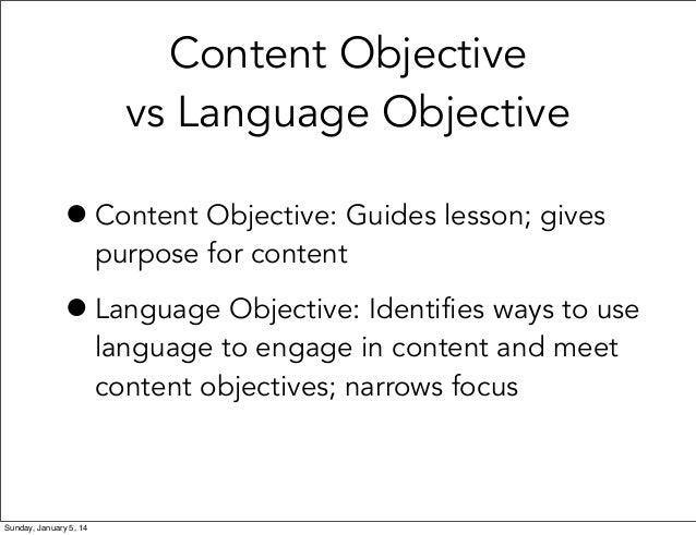 Meeting language objectives with apps