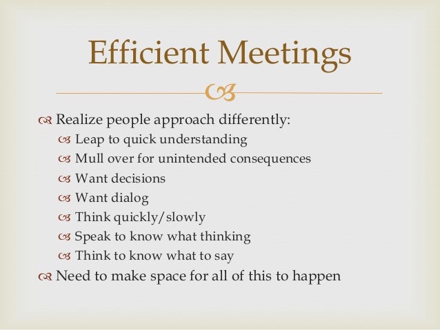 meeting rules