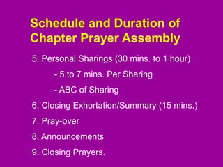Community Meeting Management for Christian | PPT