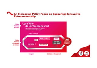 An Increasing Policy Focus on Suppurting Innovative
Entrepreneurship
 