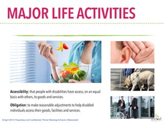 © April 2015 | Proprietary and Conﬁdential | Thrive! Meetings & Events | @tstuckrath
Check the food
functions you plan
to attend
Indicate Your
Dietary
Restrictions
REGISTRATION
© April 2015 | Proprietary and Conﬁdential | Thrive! Meetings & Events | @tstuckrath
 