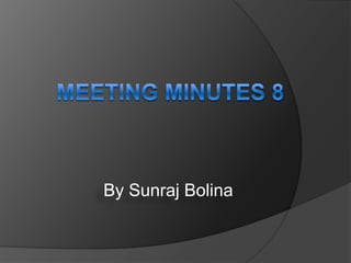 By Sunraj Bolina

 