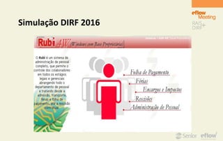 Simulação DIRF 2016
 