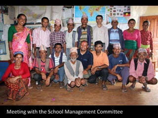 Meeting with the School Management Committee
 