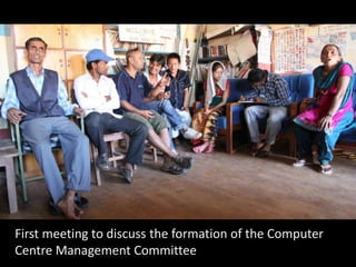 First meeting to discuss the formation of the Computer
Centre Management Committee
 