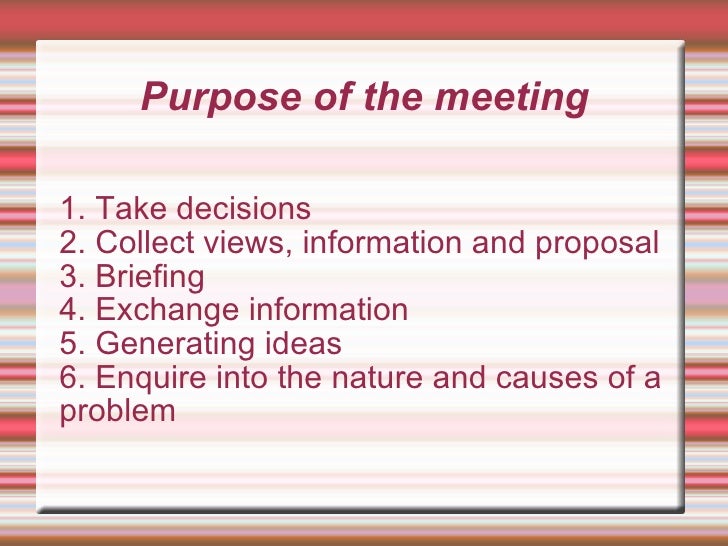meeting management project meeting agenda