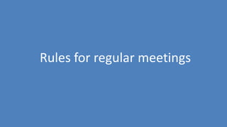Effective Meetings for Management Consultants & Analysts Slide 112