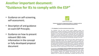 Understanding the Review Criteria and Adaptation Fund Request for ...