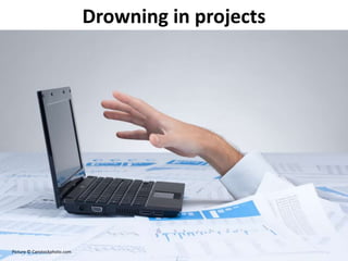 Drowning in projects
Picture © Canstockphoto.com
 