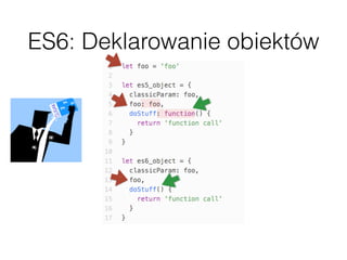 ES6: Deklarowanie obiektów
 