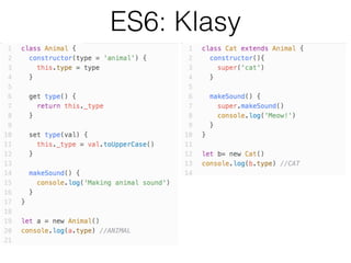 ES6: Klasy
 
