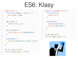 ES6: Klasy
 