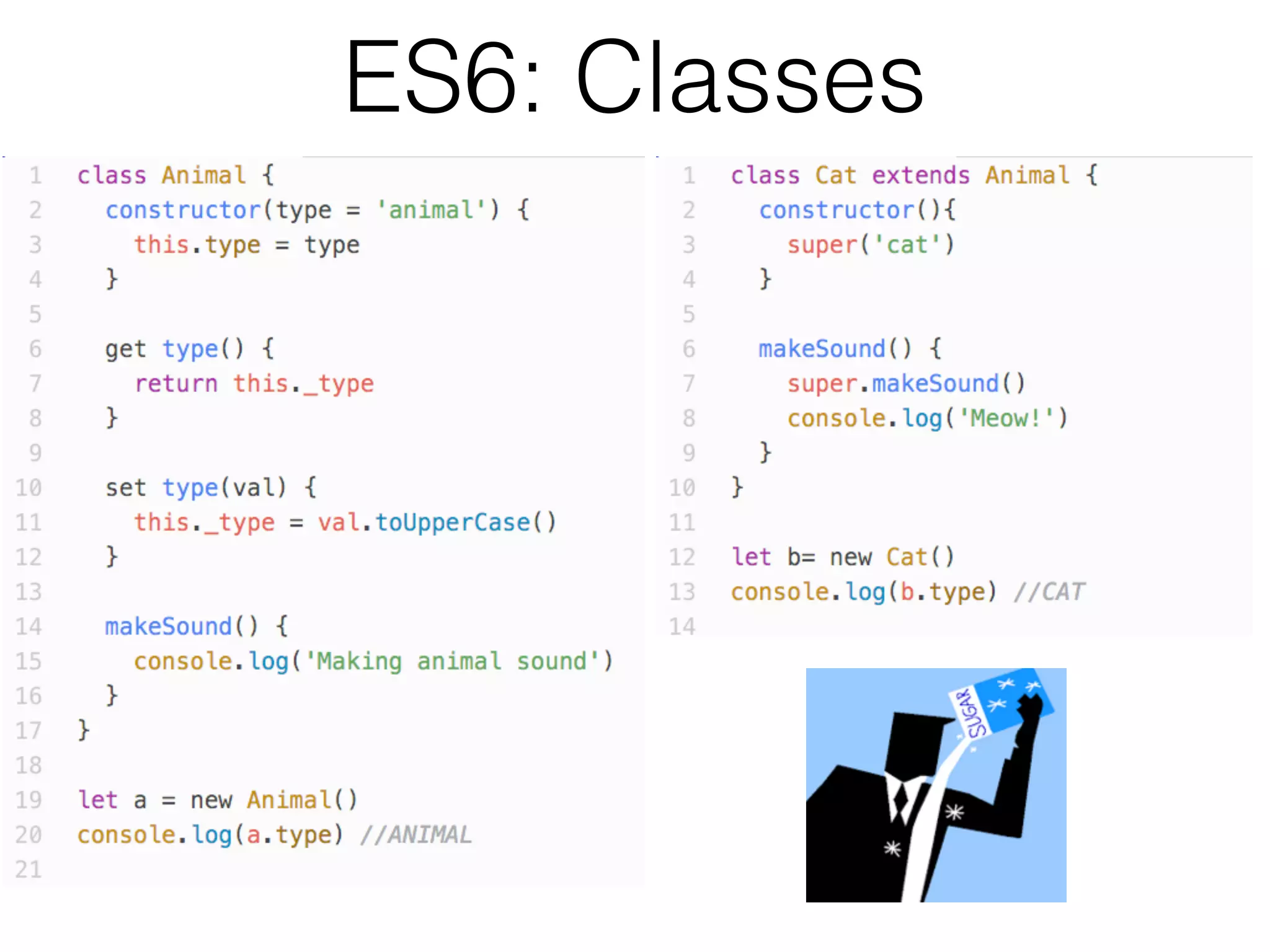 ES6: Classes
 