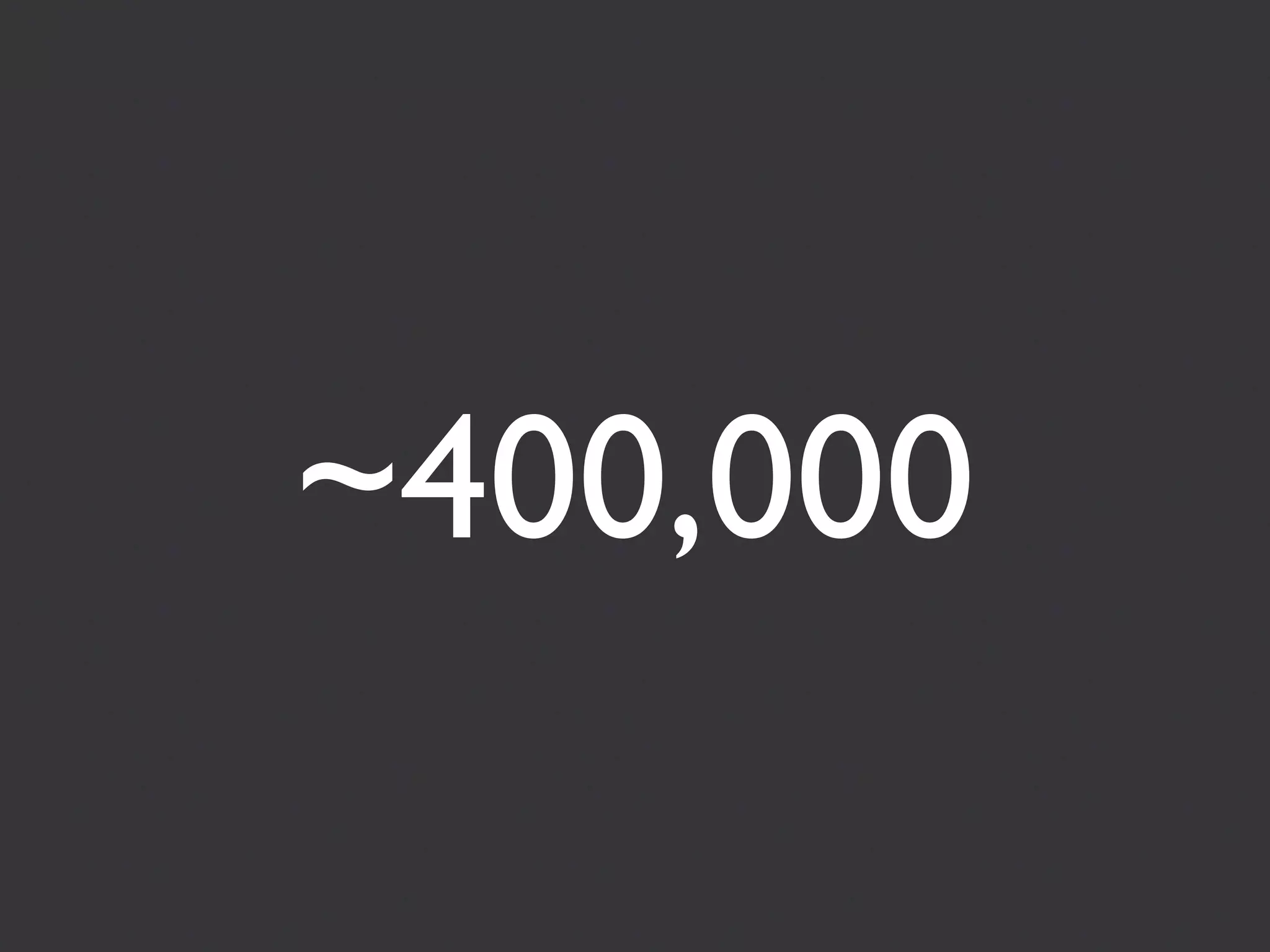 ~400,000
 