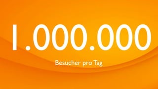 1.000.000Besucher pro Tag
 