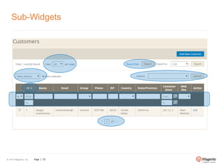 Sub-Widgets 
© 2014 Magento, Inc. Page | 13 
 