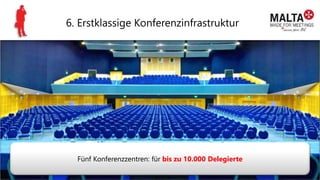 6. Erstklassige Konferenzinfrastruktur
Fünf Konferenzzentren: für bis zu 10.000 Delegierte
 