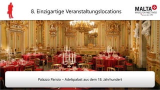 8. Einzigartige Veranstaltungslocations
Palazzo Parisio – Adelspalast aus dem 18. Jahrhundert
 
