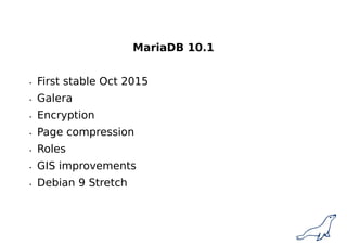 Meet MariaDB 10.2/10.3