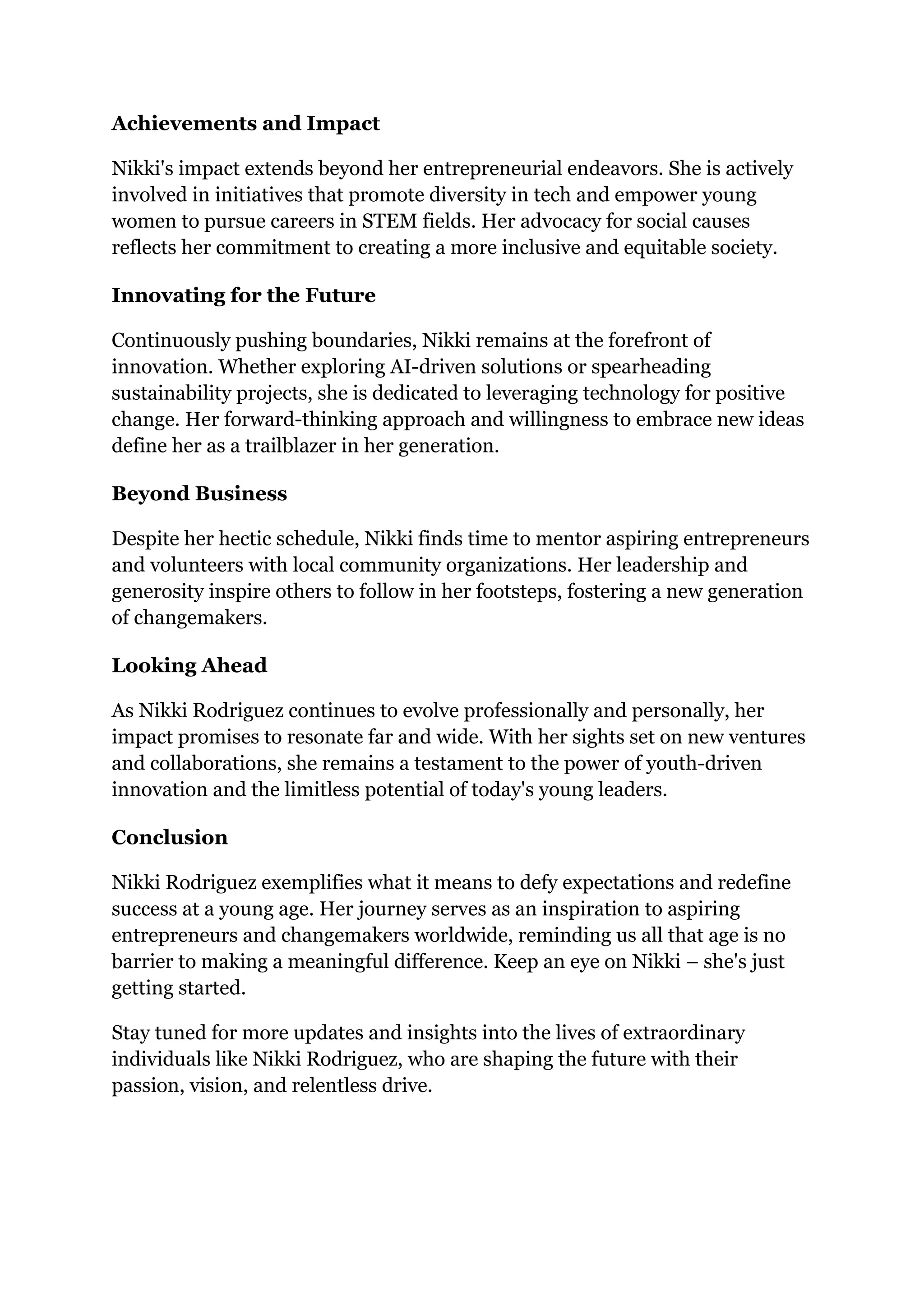 Meet Nikki Rodriguez Age 21 and Making Waves.pdf