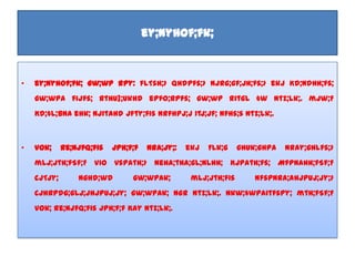 ey;nyhOf;fk;



•   ey;nyhOf;fk; gw;wp rpy: flTsh;> Qhdpfs;> Njrg;gf;jh;fs;> ekJ Kd;Ndhh;fs;
    gw;wpa fijfs; Rthu];ukhd epfo;rpfs; gw;wp Ritgl $w Ntz;Lk;. mjw;F
    Kd;$l;bNa ehk; Njitahd jfty;fis Nrfhpj;J itj;Jf; nfhs;s Ntz;Lk;.



•   vOk;     re;Njfq;fis   jPh;f;f   nra;jy;:   ekJ   FLk;g    ghuk;ghpa   nray;ghLfs;>
    mLj;Jth;fSf;F Vio vspath;> Neha;tha;gl;Nlhh; Kjpath;fs; MfpNahh;fSf;F
    cjTjy;       Nghd;wd        gw;wpAk;         mLj;jth;fis       Nfspnra;ahjpUj;jy;>
    cjhrPdg;gLj;jhjpUj;jy; gw;wpAk; Ngr Ntz;Lk;. Nkw;$wpaitfspy; mth;fSf;F
    vOk; re;Njfq;fis jPh;f;f Kay Ntz;Lk;.
 