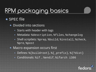 Brno meetr: Packaging Ruby Gems into RPM | PPT