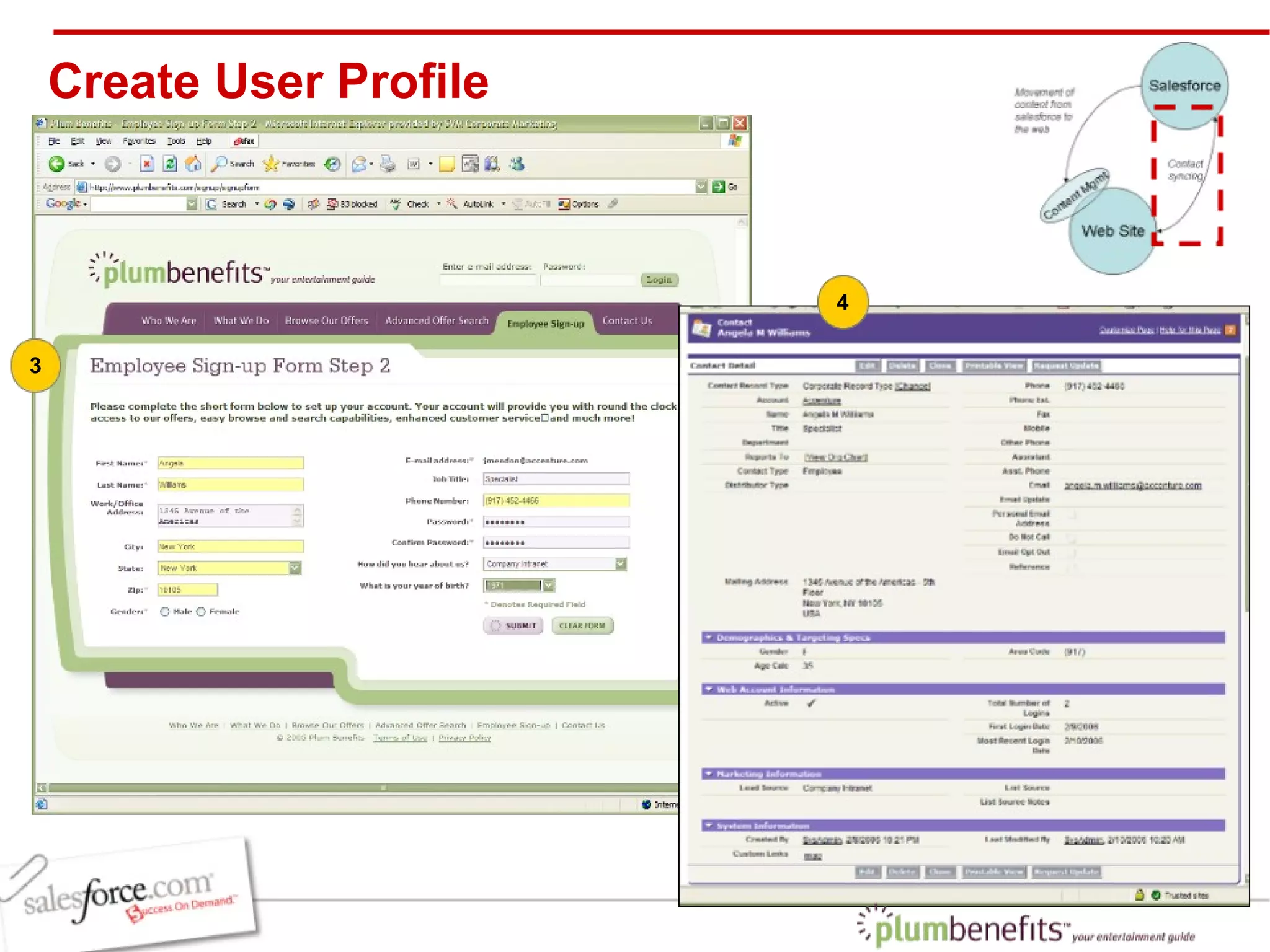 Create User Profile 3 4 