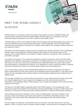 Meet SPARK Agency
