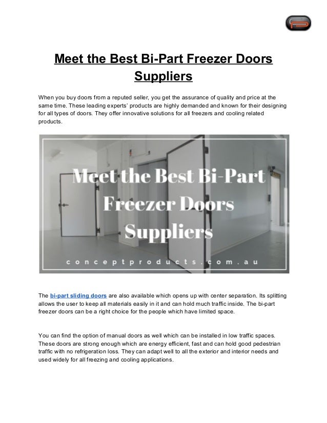 Meet The Best Bi Part Freezer Doors Suppliers
