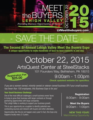 Meet the Buyers Lehigh Valley 2015