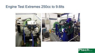 Engine Test Extremes 250cc to 9.6lts
 
