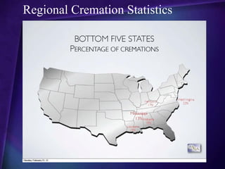 Regional Cremation Statistics
 